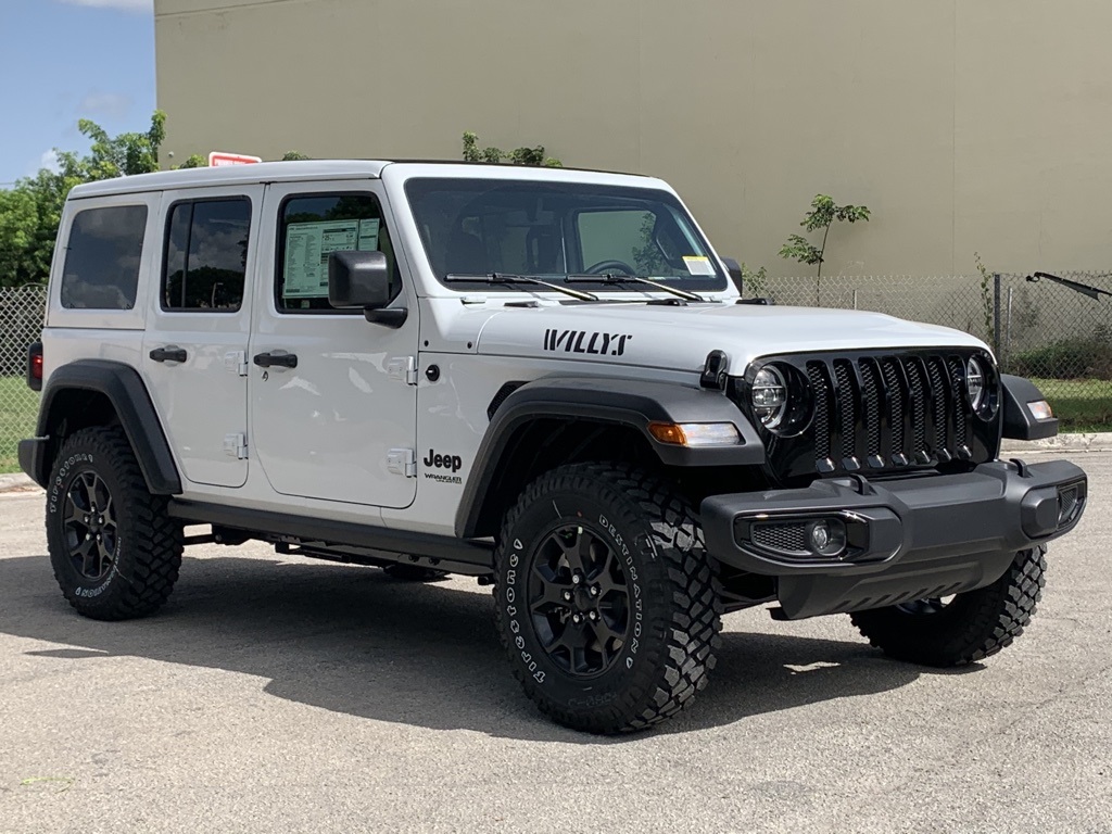 New 2020 JEEP Wrangler Unlimited Willys Sport Utility in Miami # ...